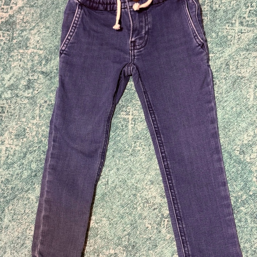 Mini Boden Jersey Skinny Jeans in Mid Wash